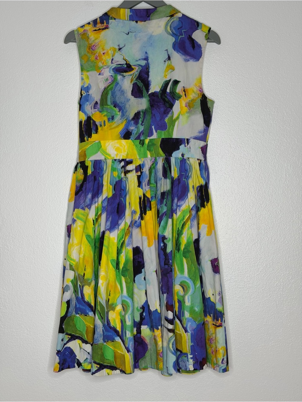 Kate Spade New York Watercolor Fit and Flare sleeveless Carissa Dress Size 8 - Picture 3 of 11